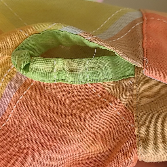 Wrangler Vintage Rare 1970's Hippie Rainbow Pastel Plaid Button Up Shirt XS/Smal - Picture 12 of 16